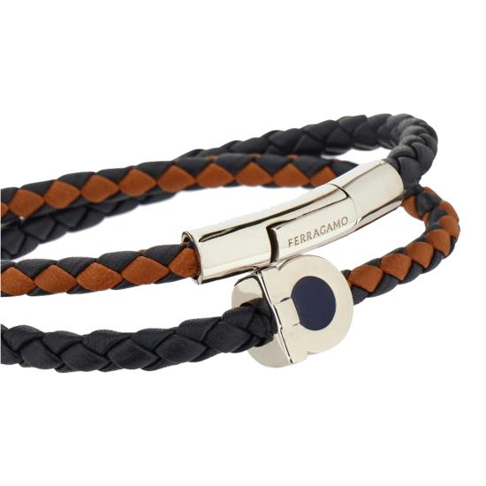 26SS 살바토레 페라가모 브레이슬릿 791066 770404NAVY Blue - SALVATORE FERRAGAMO