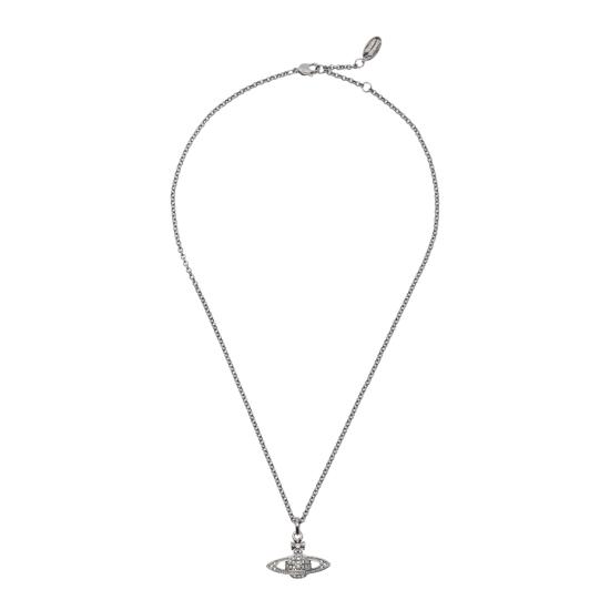 26SS 비비안웨스트우드 미니 바스 릴리프 팬던트 네크리스 63020086 02S108S108 Silver