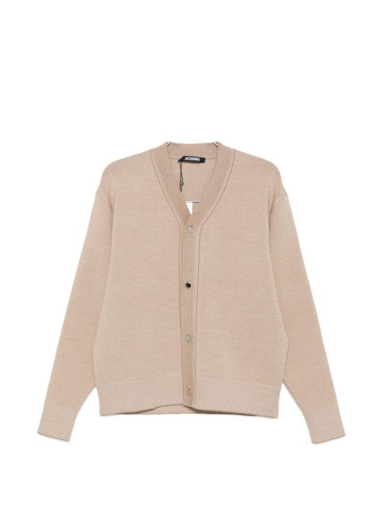26SS 자크뮈스 도피오 V넥 가디건 CDM00292CK00185 015 Beige