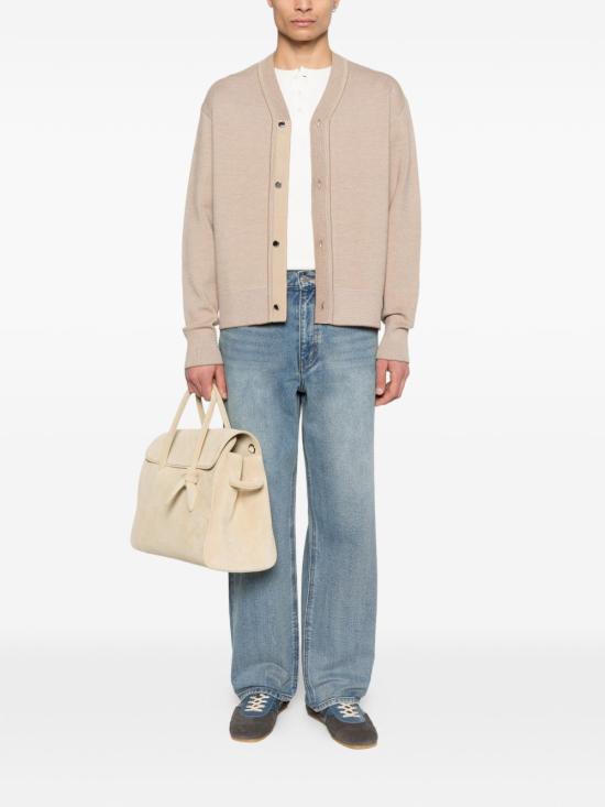 26SS 자크뮈스 도피오 V넥 가디건 CDM00292CK00185 015 Beige - JACQUEMUS