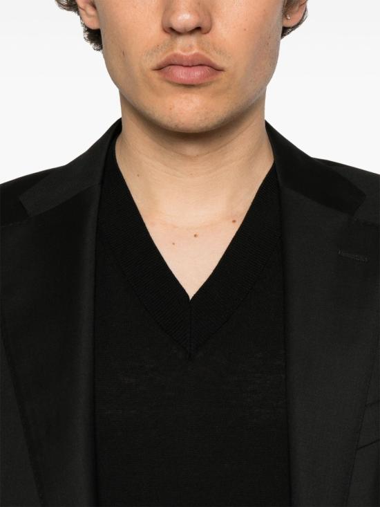 26SS 파올로페코라 스웨터 A004F200 9000 Black - PAOLO PECORA