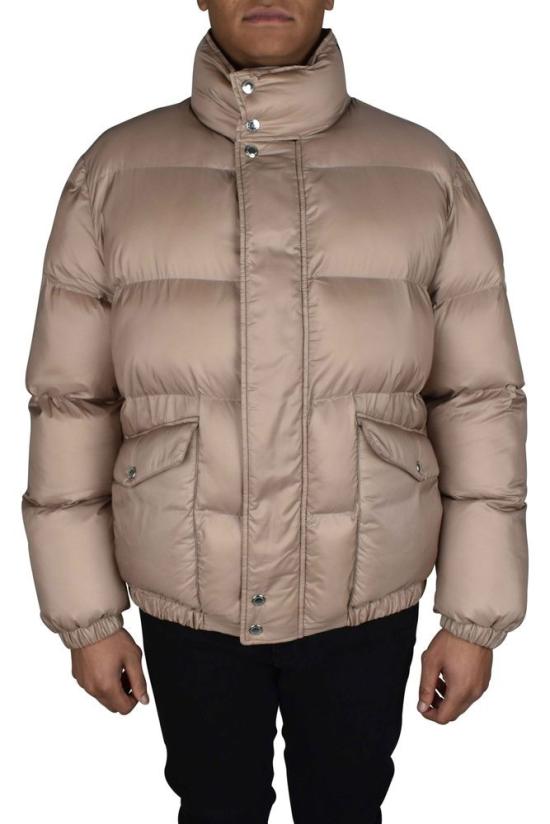  알렉산더 맥퀸 숏패딩 그래피티 문구가 새겨진 누빔 반팔 재킷 - ALEXANDER MCQUEEN