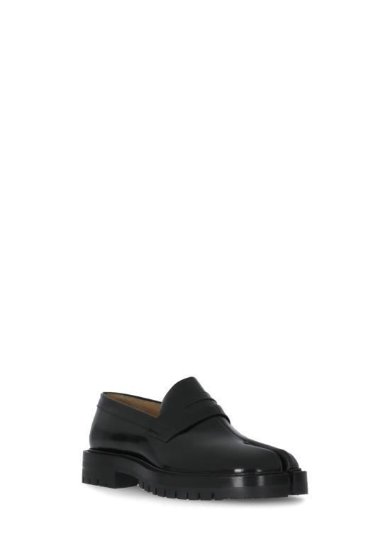 26SS 마르지엘라 타비 브러쉬드 카프스킨 로퍼 S57WR0139 P3827H8396 Black - MAISON MARGIELA