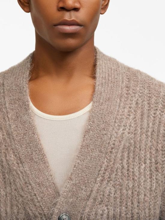  아미 가디건 UKC113 KN0029 281 Brown - AMI