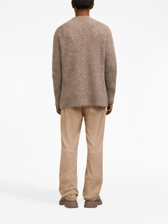  아미 가디건 UKC113 KN0029 281 Brown - AMI