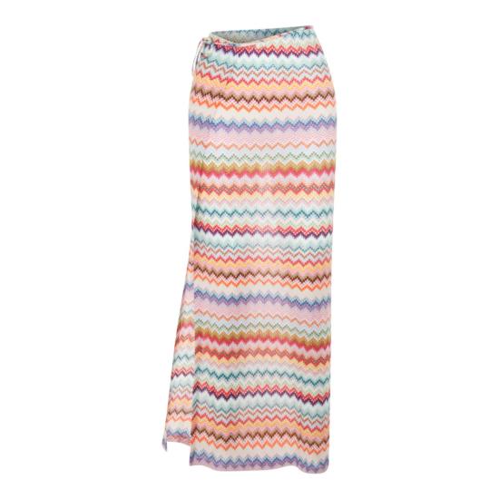 26SS 미소니 롱 스커트 MC26SH02BR014FSM9WV Multicolor - MISSONI