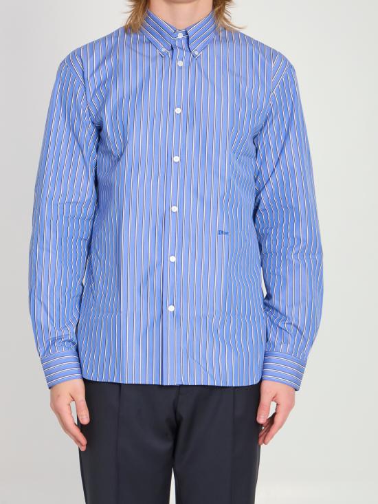 26SS 디올 긴팔 셔츠 683C565 BLUE