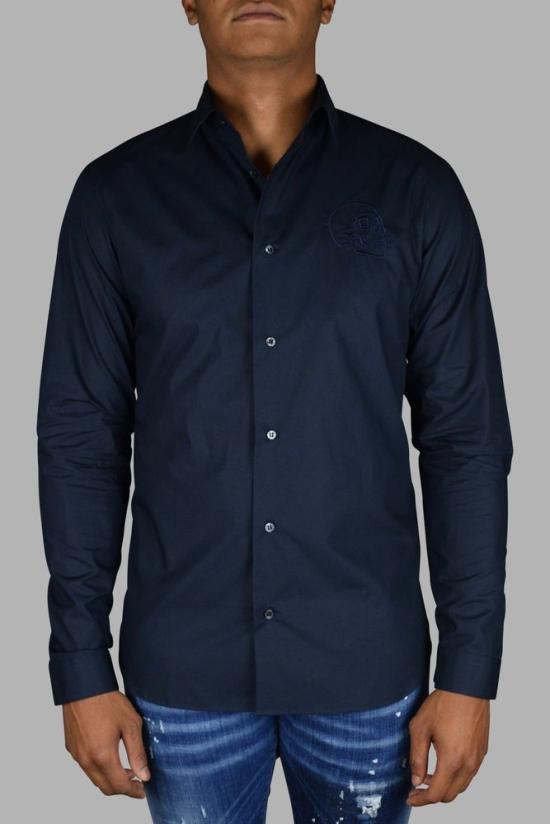  필립 플레인 셔츠 골드컷 L 스컬 - PHILIPP PLEIN