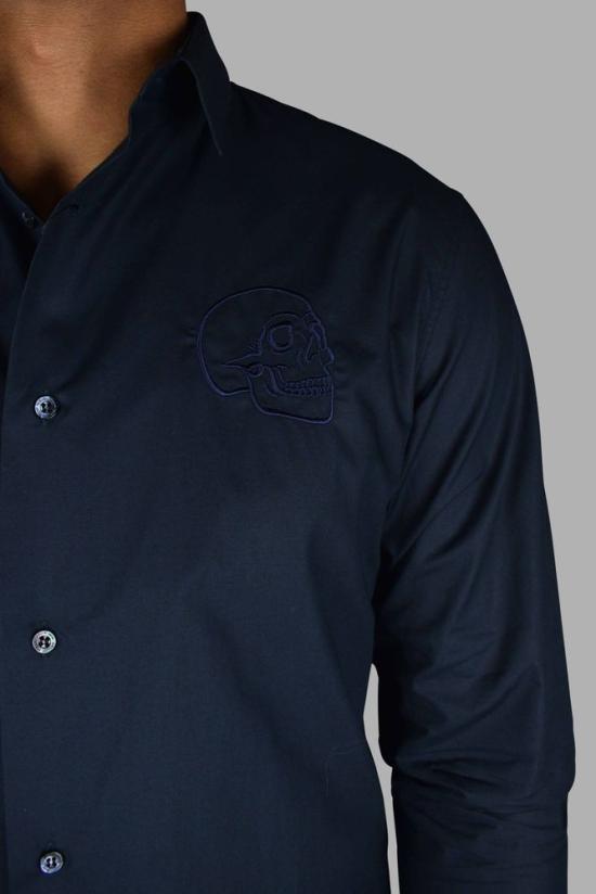  필립 플레인 셔츠 골드컷 L 스컬 - PHILIPP PLEIN