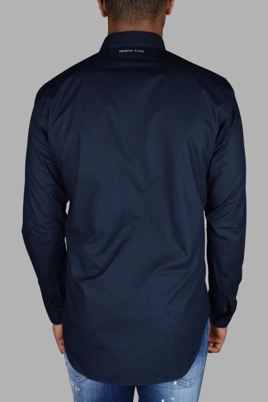  필립 플레인 셔츠 골드컷 L 스컬 - PHILIPP PLEIN