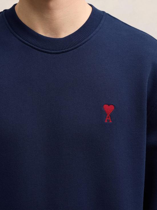 26SS 아미 긴팔 티셔츠 BFUSW035 BLUE - AMI