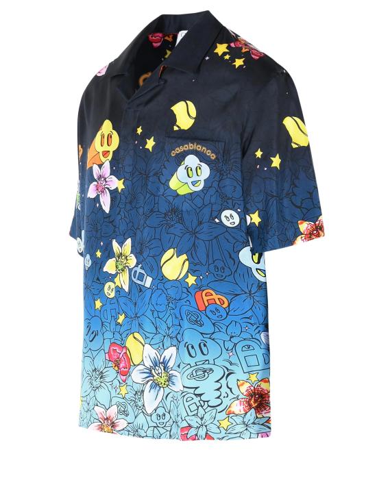 26SS 카사블랑카 긴팔 셔츠 SS26SH003 BLUE - CASABLANCA