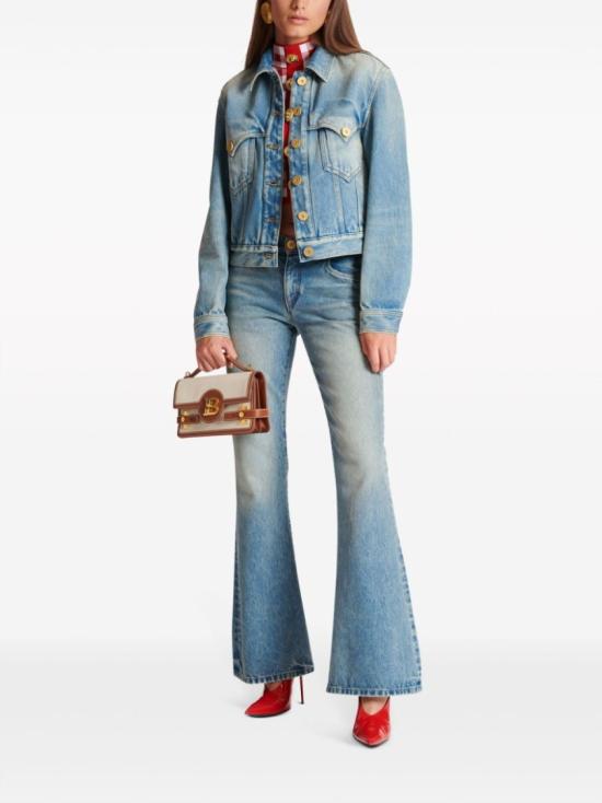  발망 데님 CF1TC130DE04 6FF Blue - BALMAIN