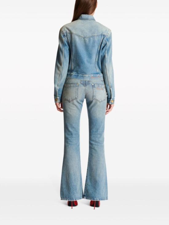  발망 데님 CF1TC130DE04 6FF Blue - BALMAIN