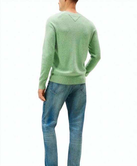  타미힐피거 니트웨어 MW0MW36535MQ9 MQ9 Green - TOMMY HILFIGER