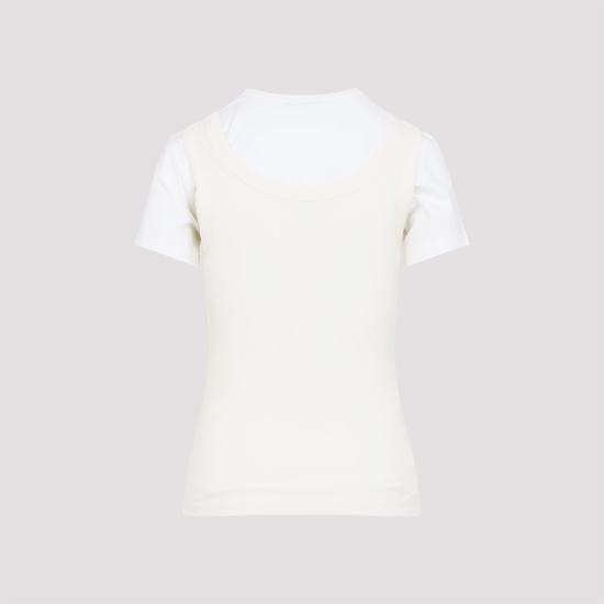 26SS 아크네 스튜디오 탑 AL0436 AEG OFF WHITE - ACNE STUDIOS