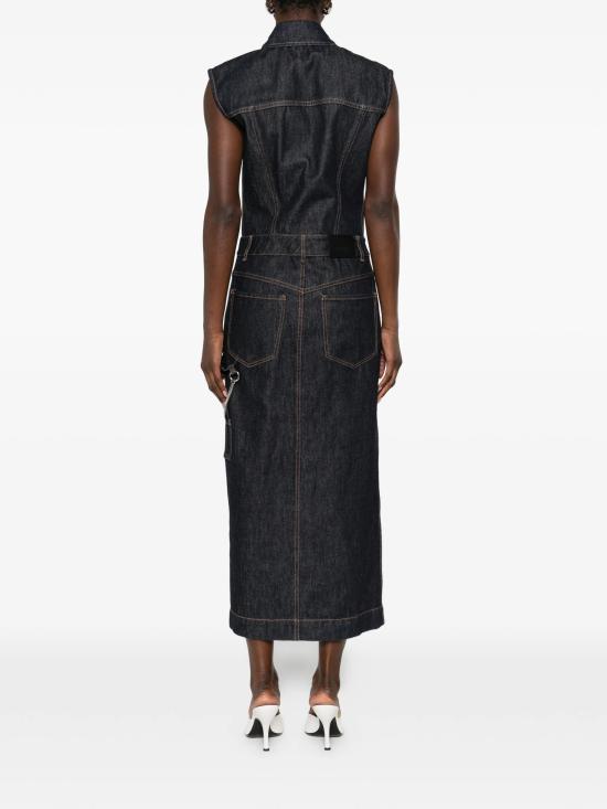 26SS 스포트막스 미디 원피스 2612221015600 001 Blue - SPORTMAX