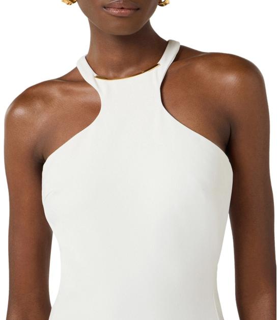 26SS 엘리자베타프랜치 미디 원피스 AB91761E2 360 40 Ivory - ELISABETTA FRANCHI