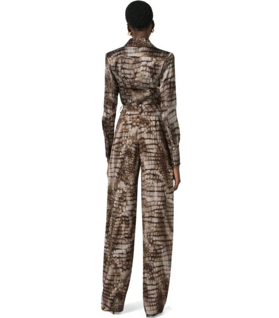 26SS 엘리자베타프랜치 셔츠 CA13161E2 644 40 Brown - ELISABETTA FRANCHI