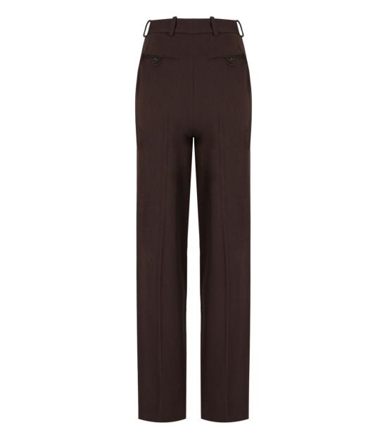 26SS 엘리자베타프랜치 스트레이트 팬츠 PA17661E2 644 38 Brown - ELISABETTA FRANCHI