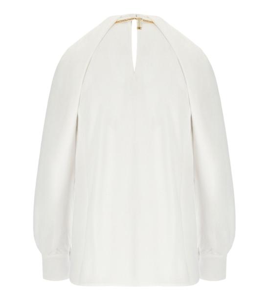 26SS 엘리자베타프랜치 블라우스 CA12961E2 360 40 Ivory - ELISABETTA FRANCHI