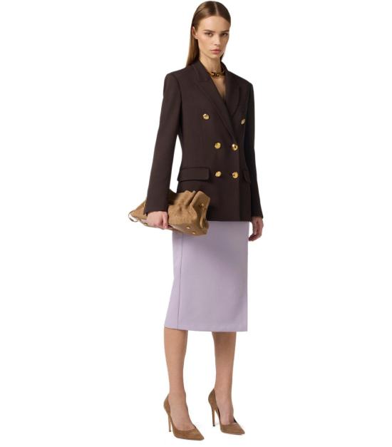 26SS 엘리자베타프랜치 수트 자켓 GI20061E2 644 38 Brown - ELISABETTA FRANCHI