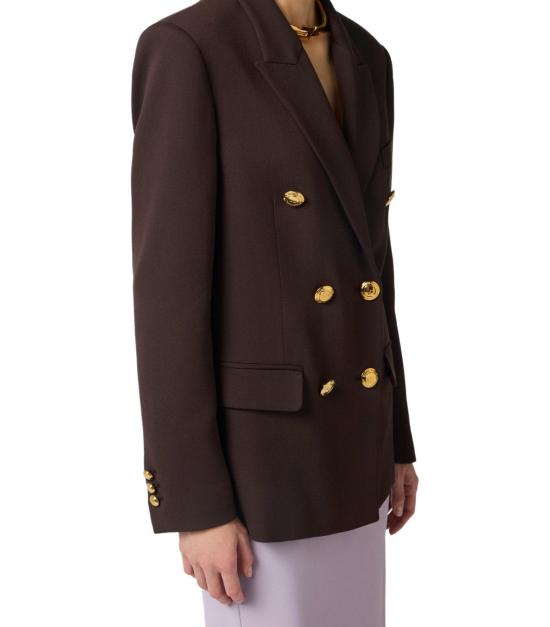 26SS 엘리자베타프랜치 수트 자켓 GI20061E2 644 38 Brown - ELISABETTA FRANCHI