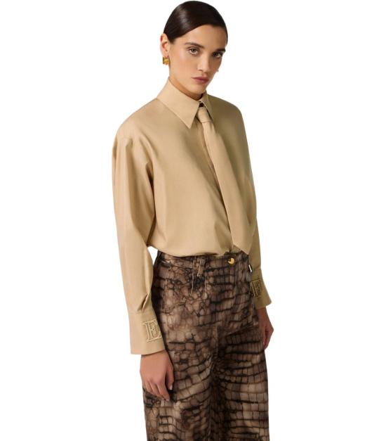 26SS 엘리자베타프랜치 셔츠 CA15261E2 470 38 Beige - ELISABETTA FRANCHI