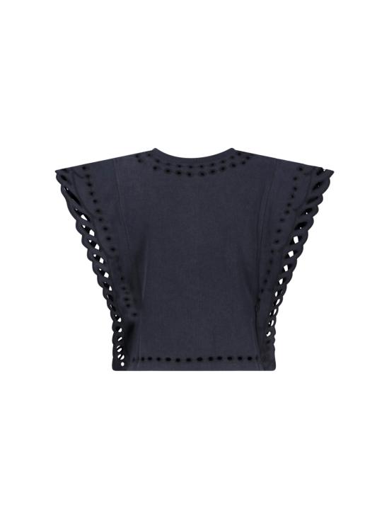 26SS 이자벨마랑에뚜왈 반팔 티셔츠 TS0298FA D1N08E 02FK Black - ISABEL MARANT ETOILE