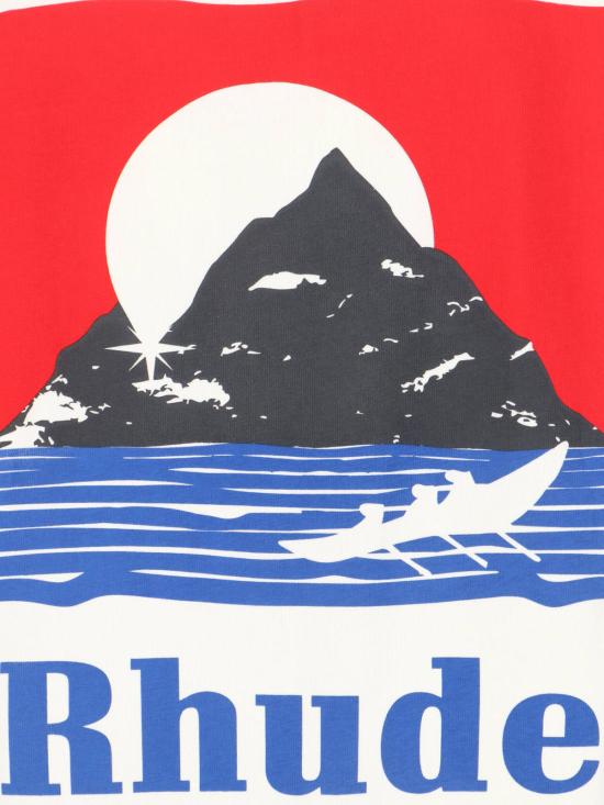 26SS 루드 반팔 티셔츠 RHPS26TT18012 6010 White - RHUDE