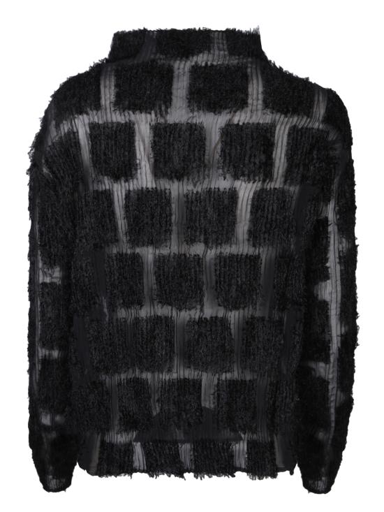  이세이 미야케 스웨터 IM38FJ200 15 Black - ISSEY MIYAKE