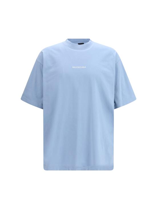 26SS 발렌시아가 반팔 티셔츠 764235 TTVJ1 4773 Blue