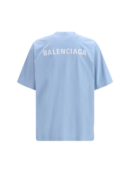 26SS 발렌시아가 반팔 티셔츠 764235 TTVJ1 4773 Blue - BALENCIAGA