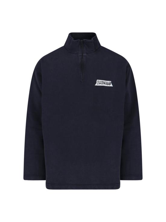 26SS 발렌시아가 긴팔 티셔츠 850438 TTVL7 1041 Black