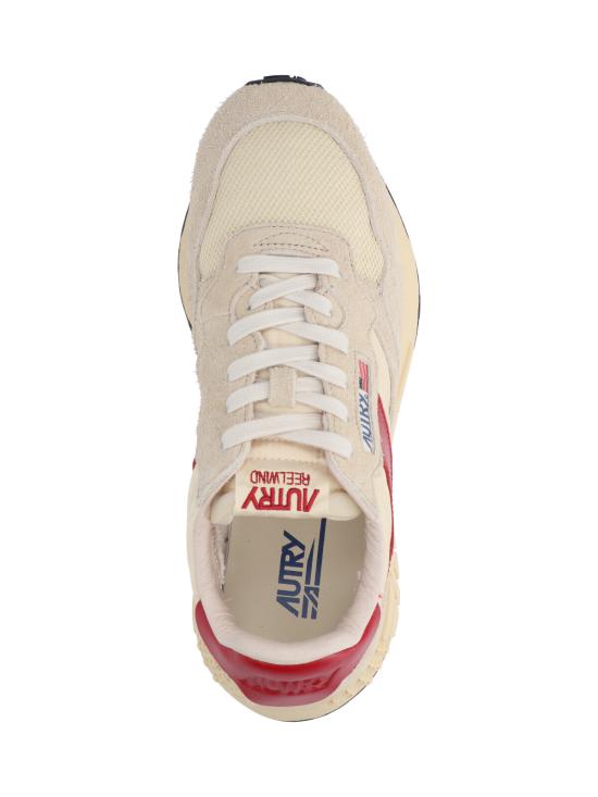 26SS 오트리 릴윈드 로우 나일론 스웨이드 스니커즈 WWLM UT34 Beige - AUTRY