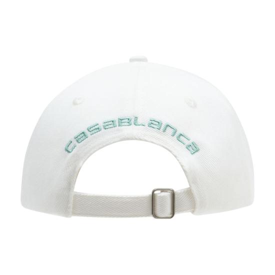 26SS 카사블랑카 볼캡 A SP26 HAT 008 01 white - CASABLANCA