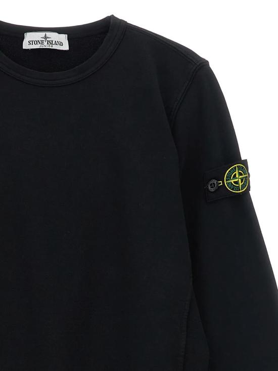 26SS [키즈] 스톤 아일랜드 티셔츠 L1S166100005 S0040 V0029 BLACK - STONE ISLAND