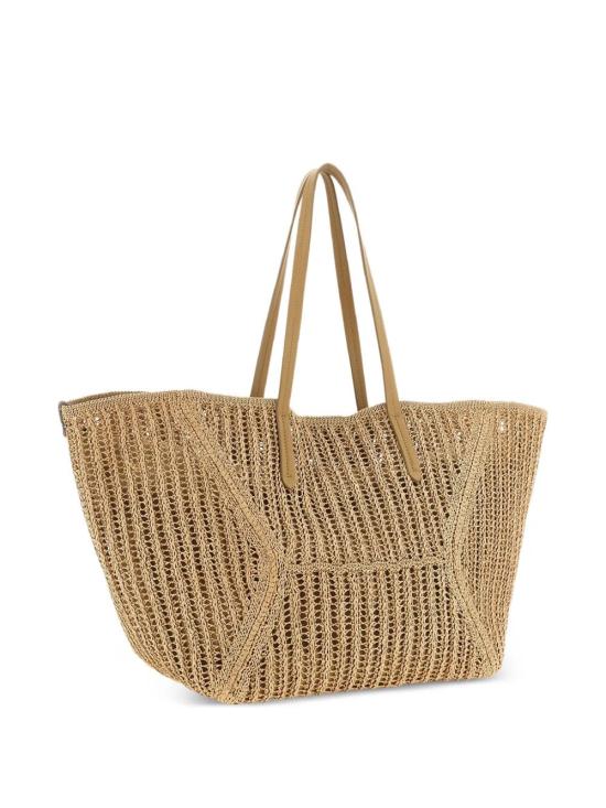 26SS 브루넬로 쿠치넬리 테크노 라피아 BC Duo 백 MB97D2571 C802 NATURAL - BRUNELLO CUCINELLI