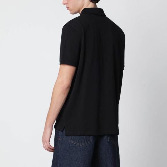 26SS 씨피 컴퍼니 스트레치 피케 숏슬리브 RCCMPL721A005263W999 BLACK DOM - C.P. COMPANY