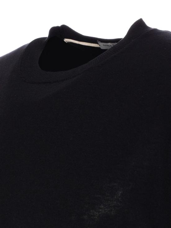 26SS 파올로페코라 스웨터 A010F200 9000 Black - PAOLO PECORA