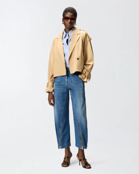 26SS 핑코 코트 106165A2ER D41 Beige chantilly - PINKO