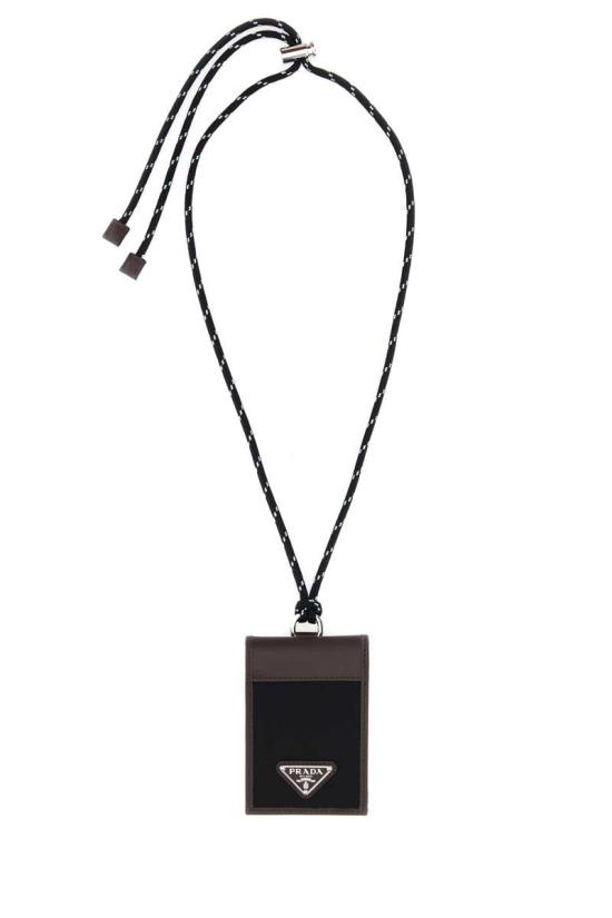 26SS 프라다 명함지갑 2MR0472DW3F0002 BLACK BROWN DOM