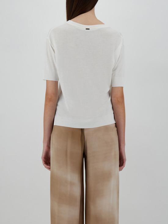 26SS 에르노 스웨터 JG000223D52056 1000 BIANCO - HERNO