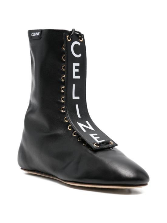 26SS 셀린느 발레 하이 레이스업 부츠 366535 272C38NO Black - CELINE
