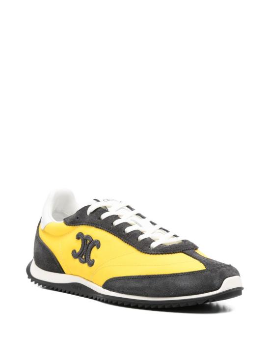 26SS 셀린느 트리옹프 레이서 로우 탑 스니커즈 364365257C GGF1 Yellow - CELINE