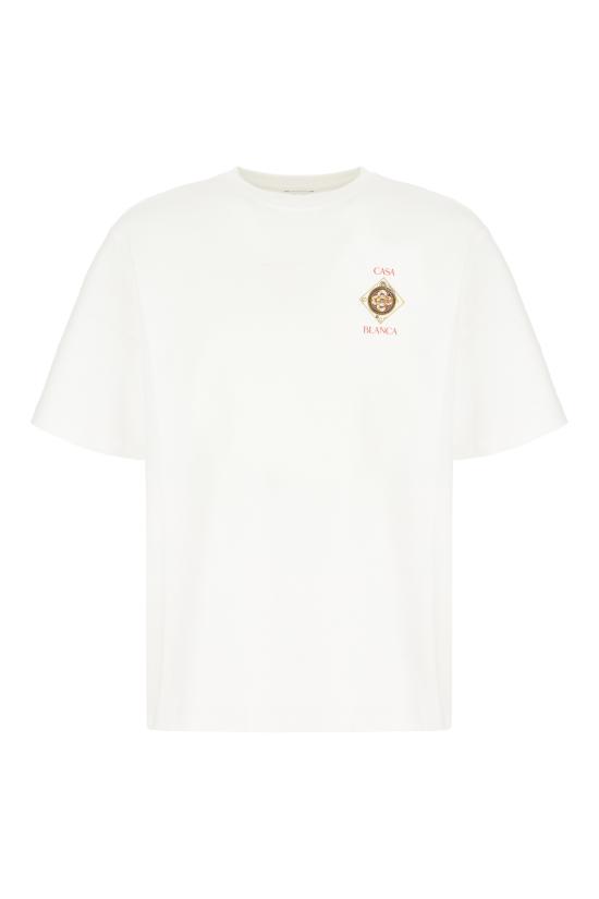 26SS 카사블랑카 반팔 티셔츠 MSS26JTS00102 WHITE