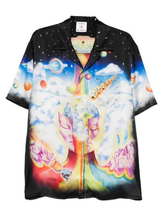 26SS 카사블랑카 긴팔 셔츠 SP26SH003 MULTICOLOR - CASABLANCA