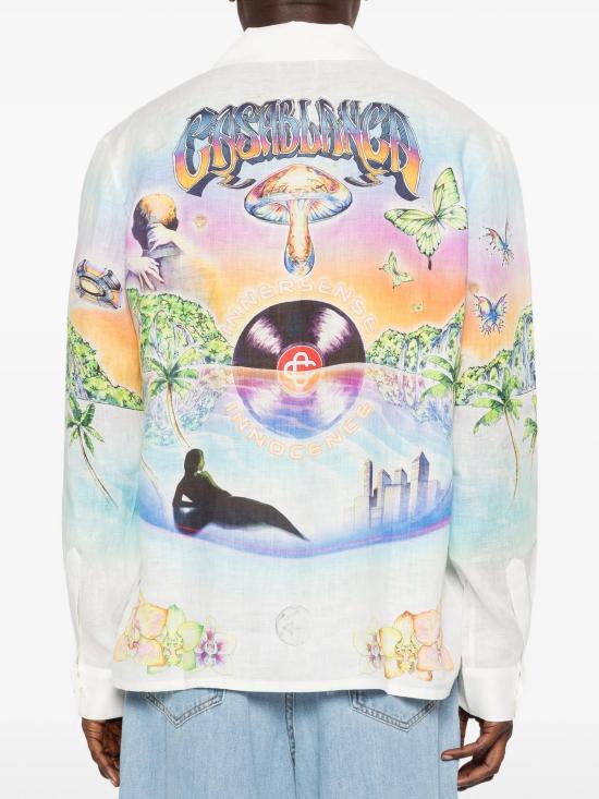 26SS 카사블랑카 긴팔 셔츠 SS26SH006 MULTICOLOR - CASABLANCA