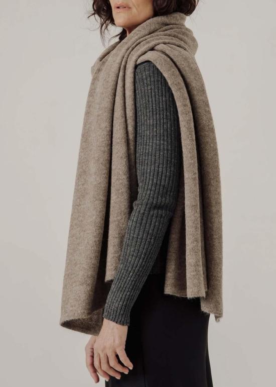  베어 니트웨어 머플러/스카프 여행용 랩 - BARE KNITWEAR