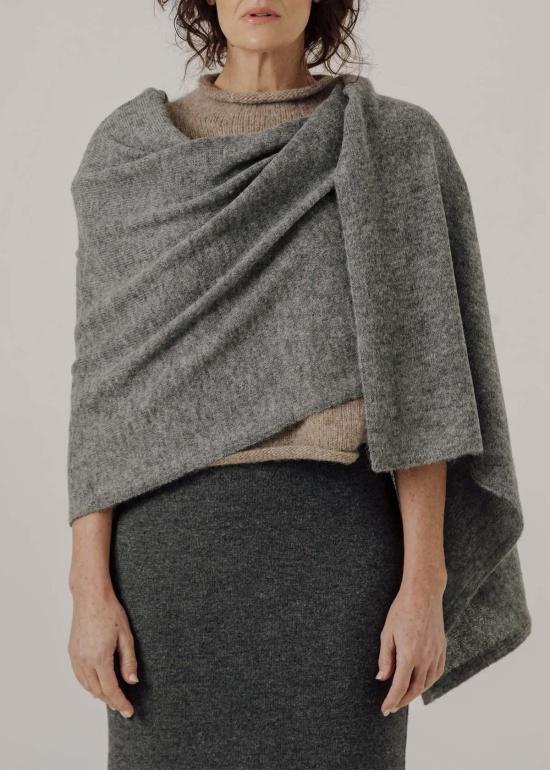  베어 니트웨어 머플러/스카프 여행용 랩 - BARE KNITWEAR